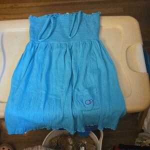 OP Blue and Purple Striped Garment